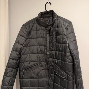 Izod Men's Charcoal Puffer Jacket